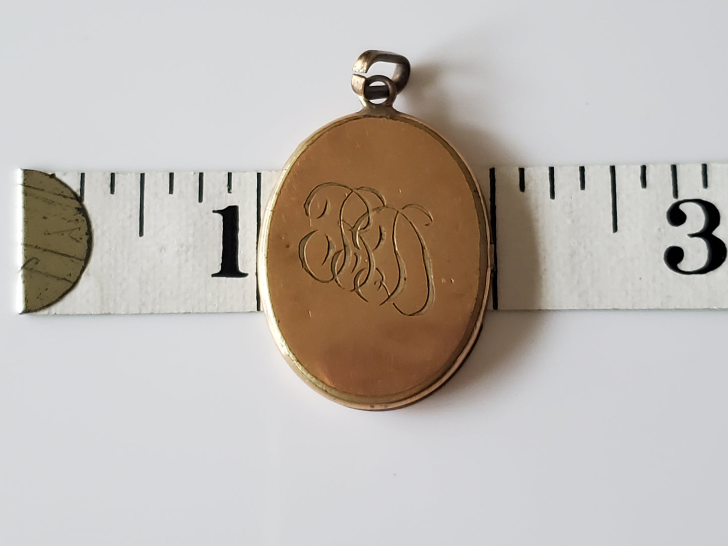 Antique Gold-fill Monogram Locket