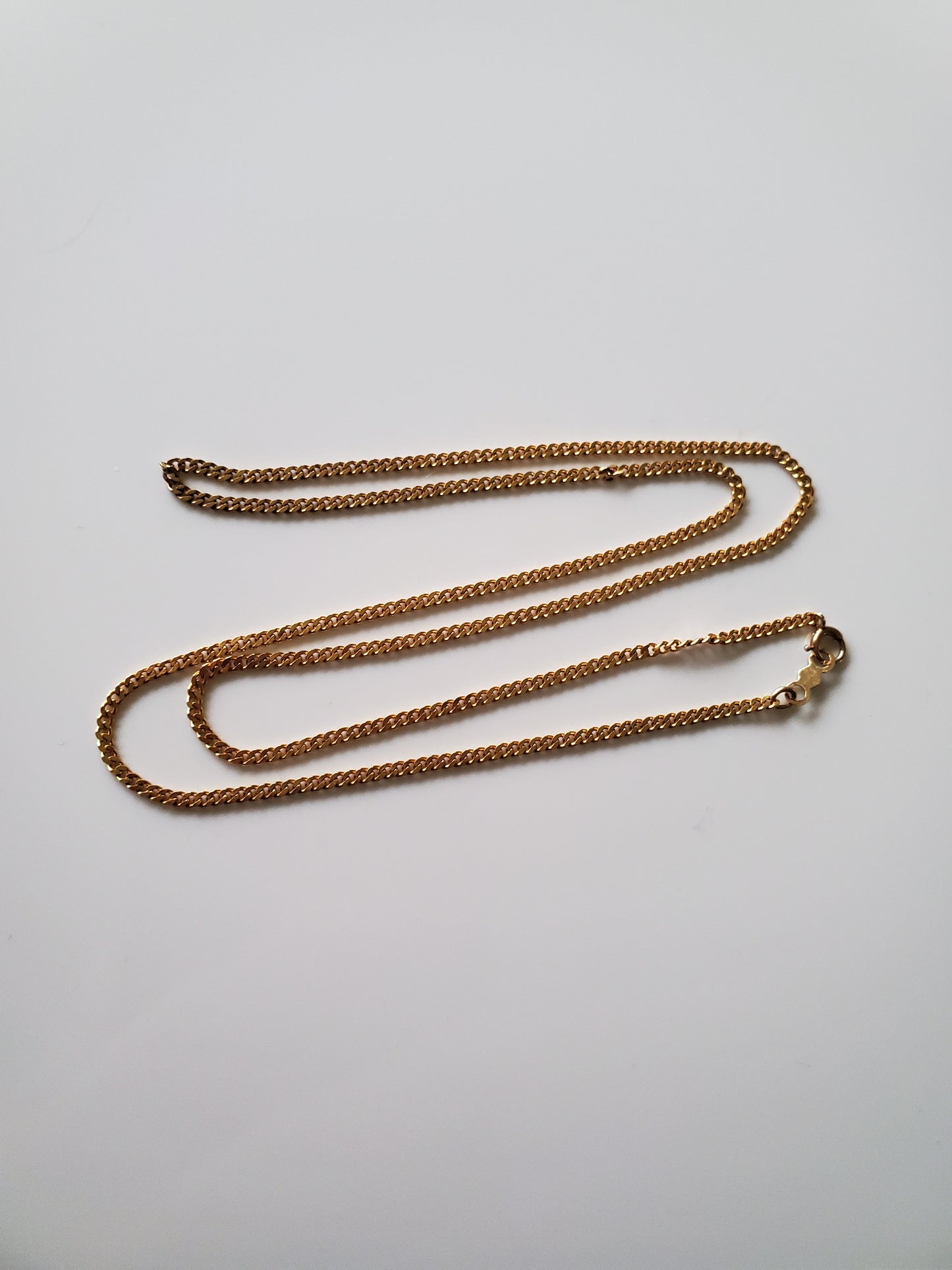 14K Solid Gold Chain Necklace – 18 inch with Spring Clasp – 3.19g