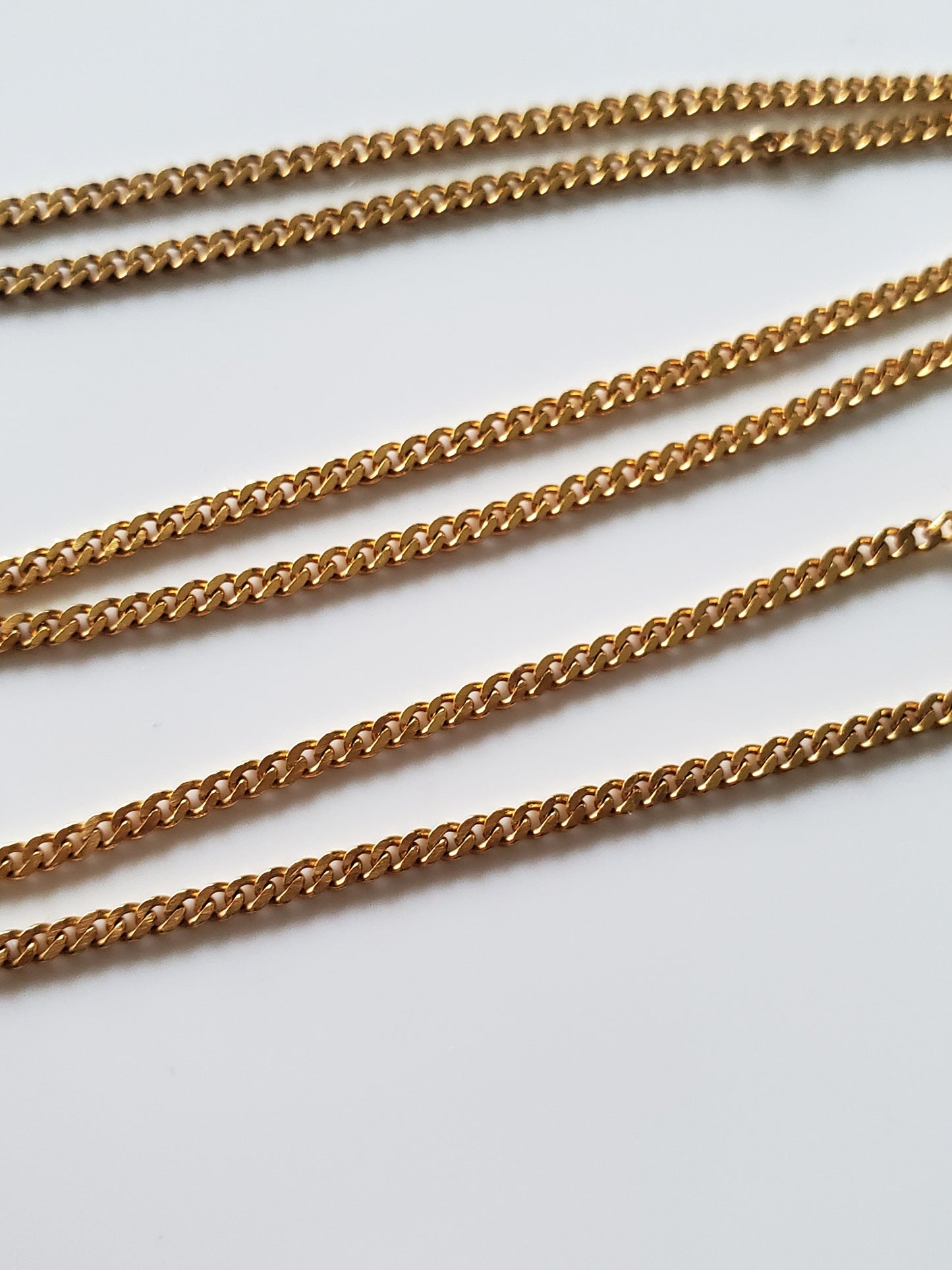 14K Solid Gold Chain Necklace – 18 inch with Spring Clasp – 3.19g