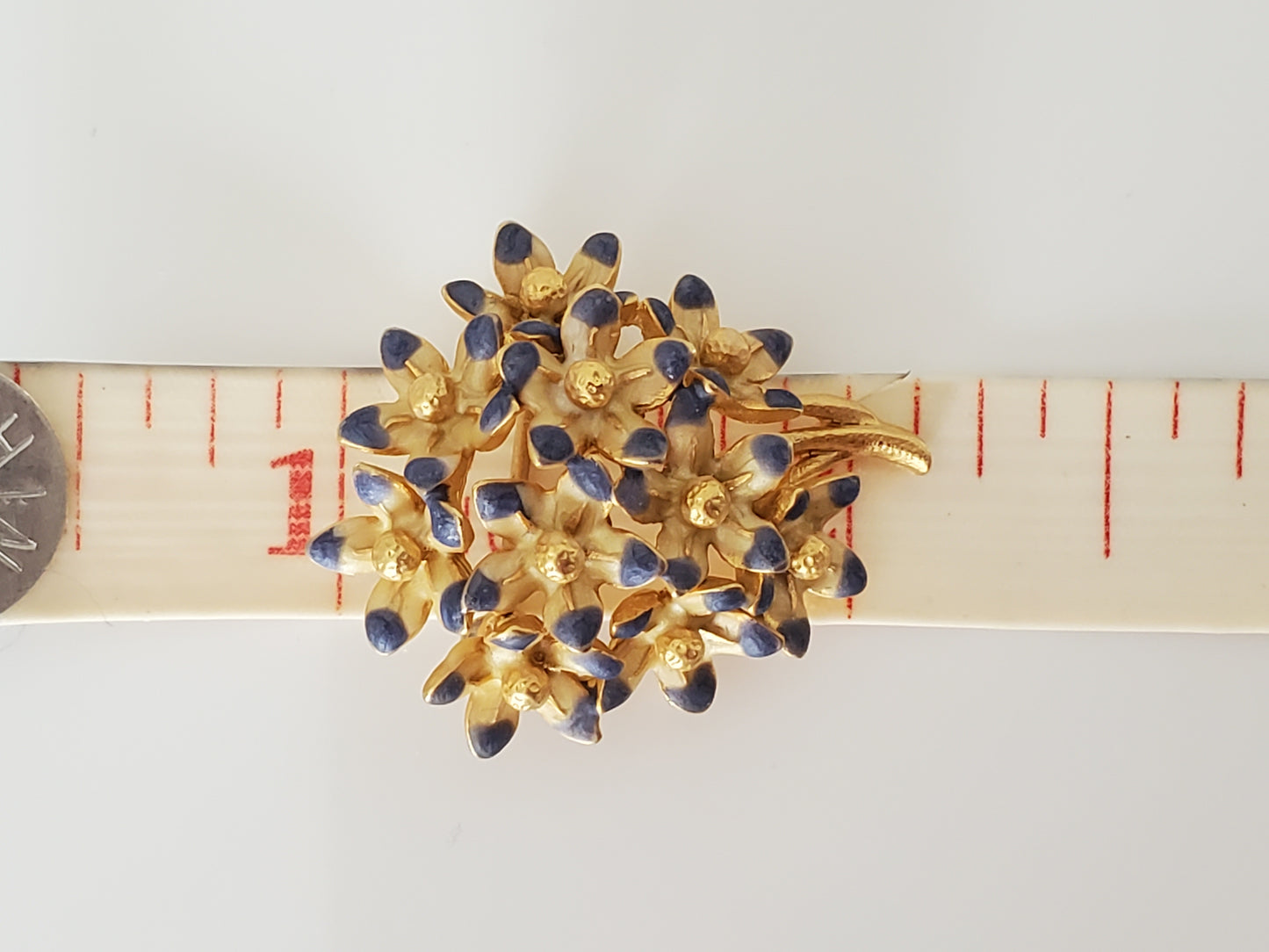 Vintage Joan Rivers Floral Bouquet Pin Brooch
