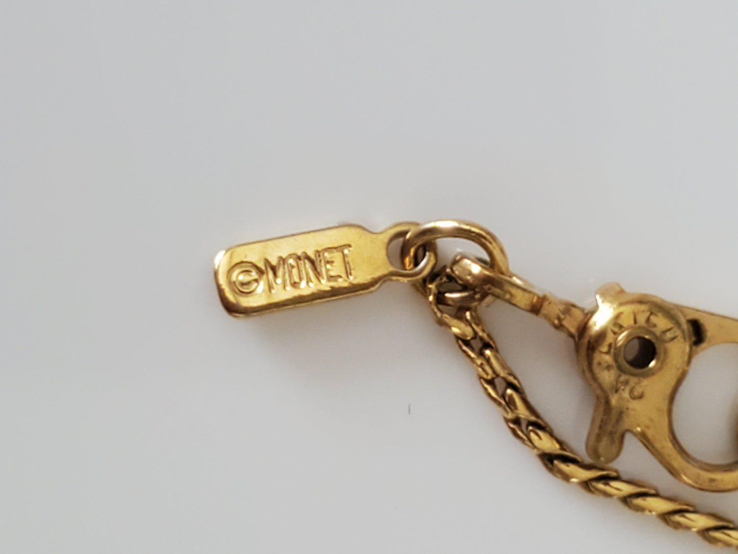 Vintage Monet Designer Charm Necklace