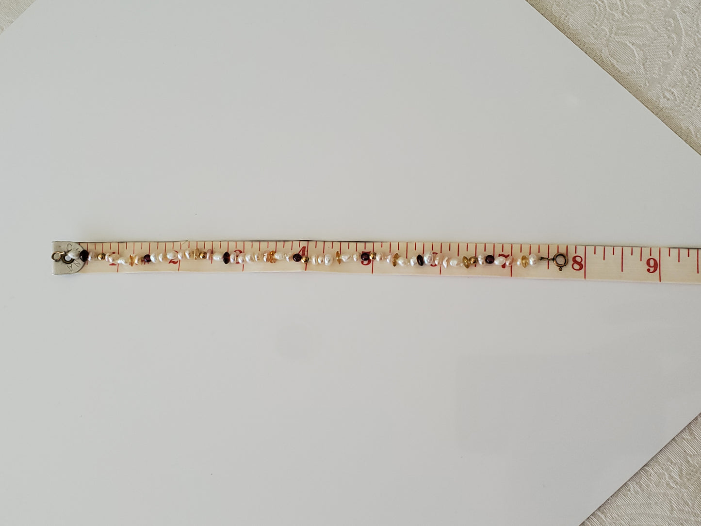 Vintage Freshwater Seed Pearl with Beads and Gold-fill clasp