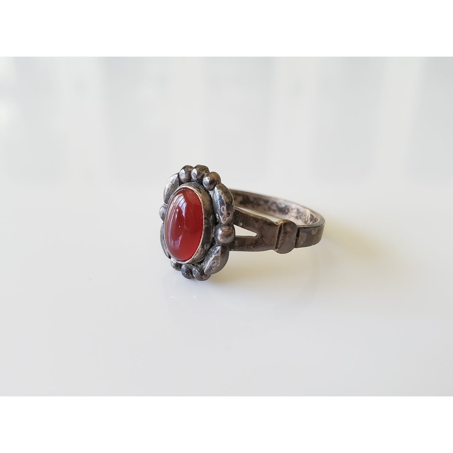 Vintage Sterling Silver Carnelian