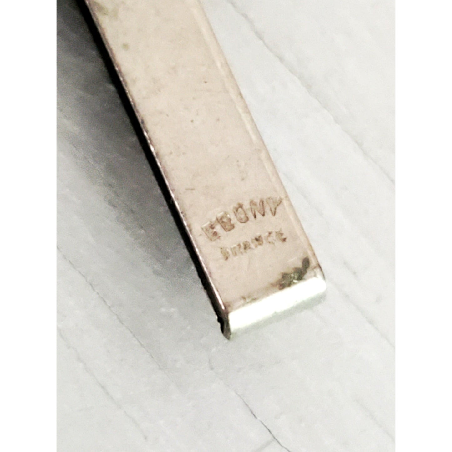 Vintage Ebony France Rosary Bead Lavalier Necklace