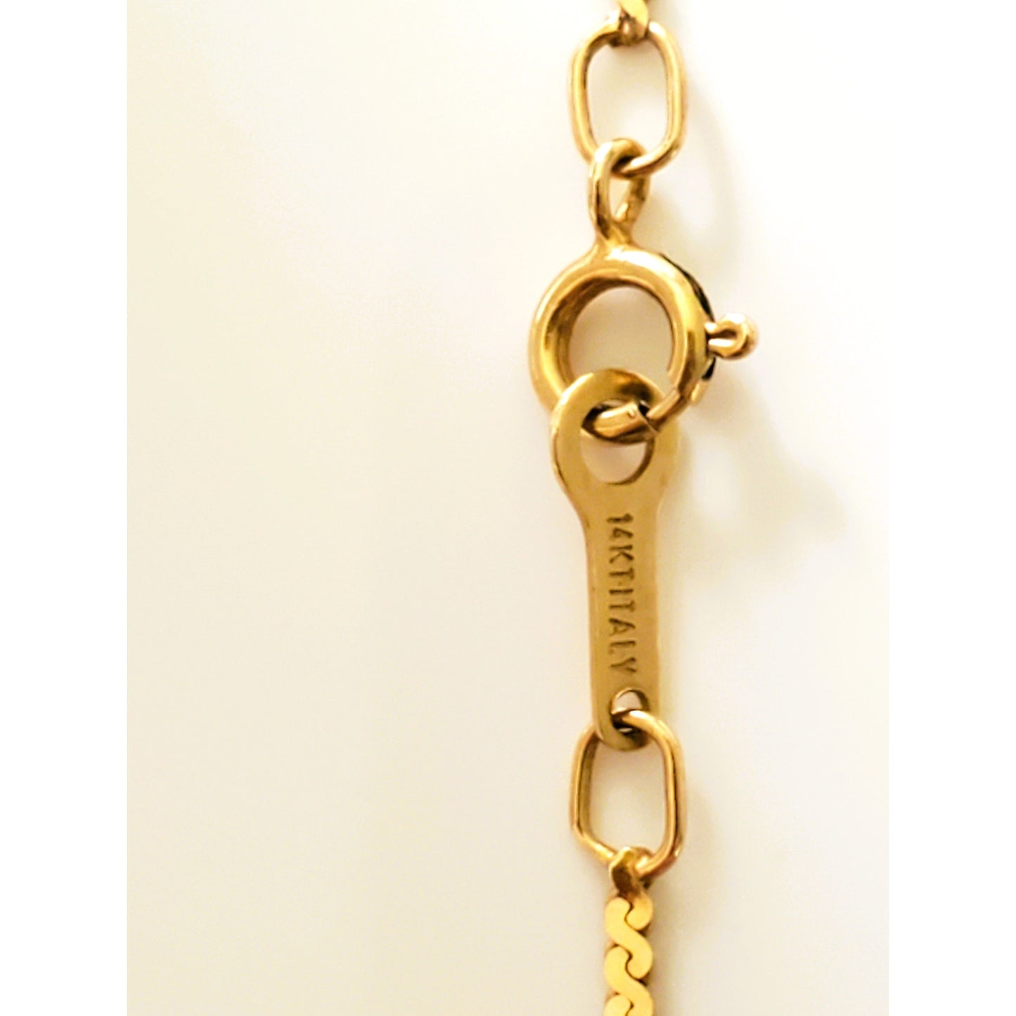 14K Italian Gold S-Link Chain Necklace