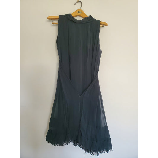 Vintage Jr Theme Black Mini Dress