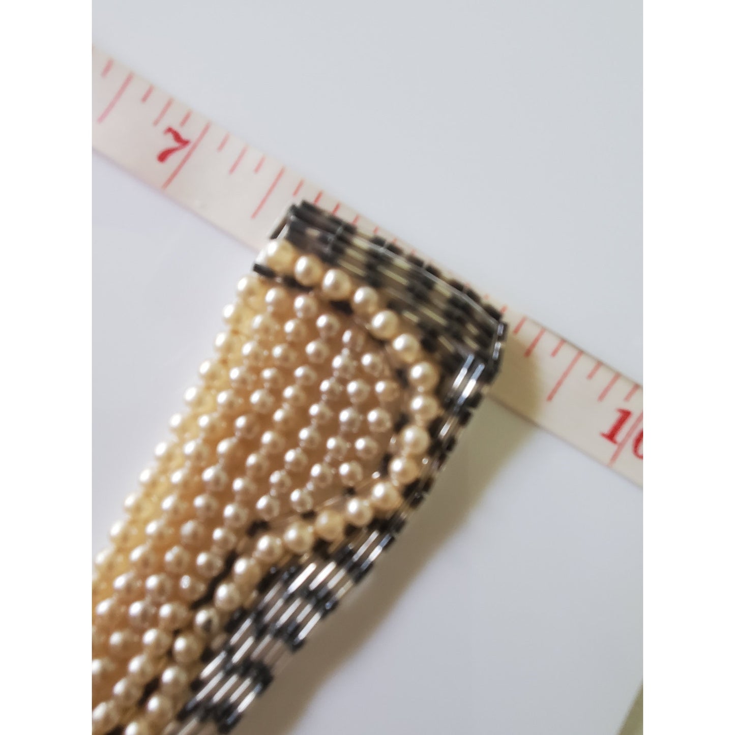 Vintage 1950's Pearl and Sequin Neckline