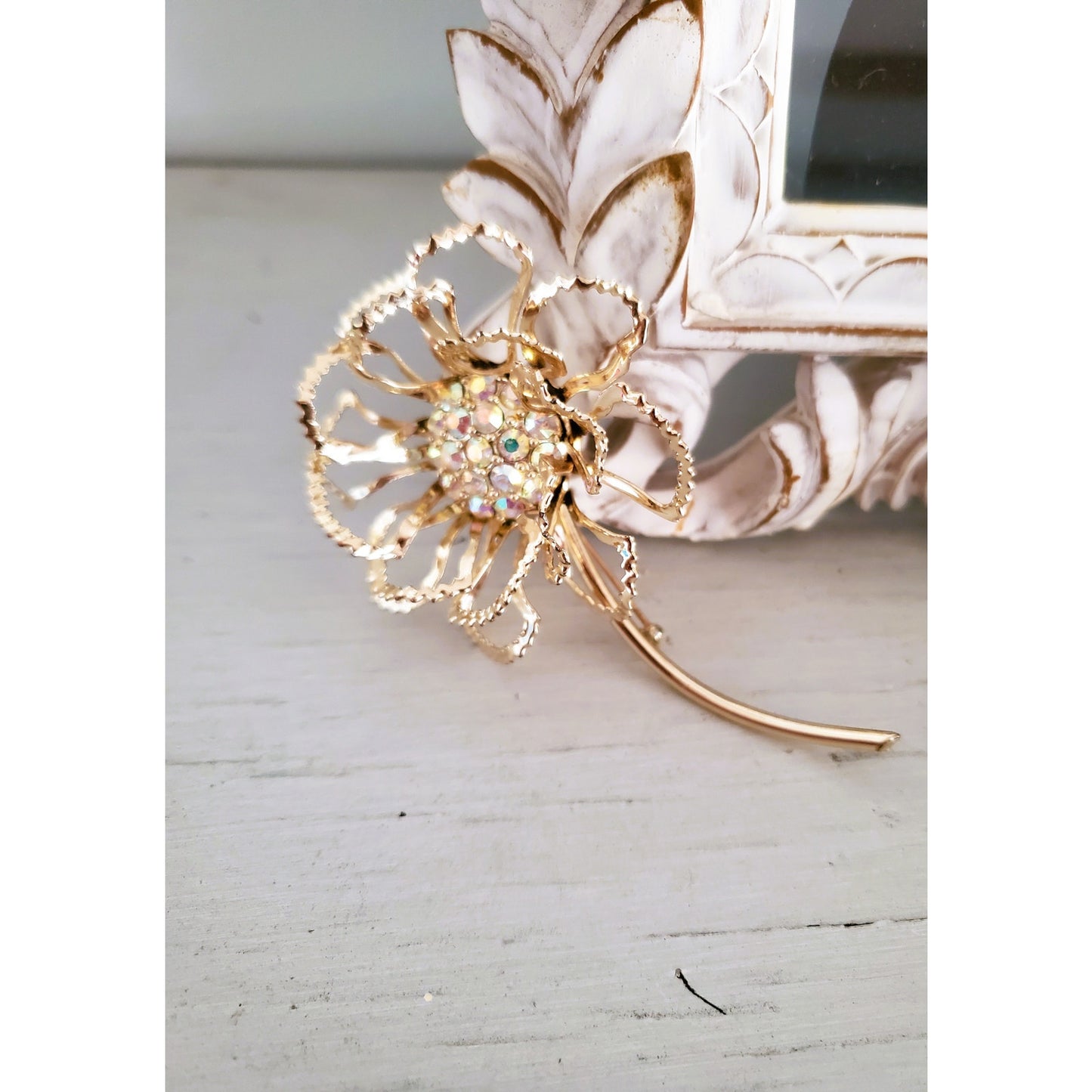 Vintage Large Sara Coventry Flower Brooch