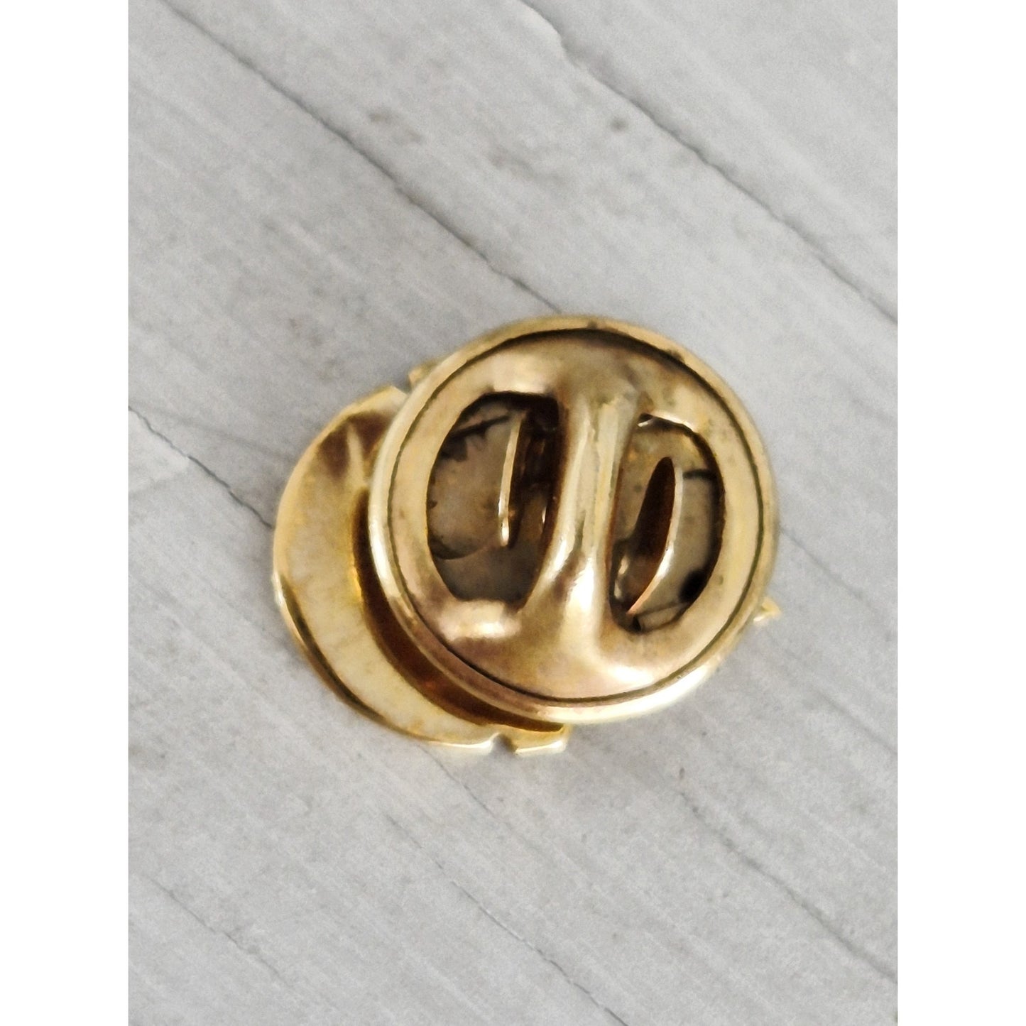 Vintage 10K Gold and Diamond US VA 43 Years of Service Pin