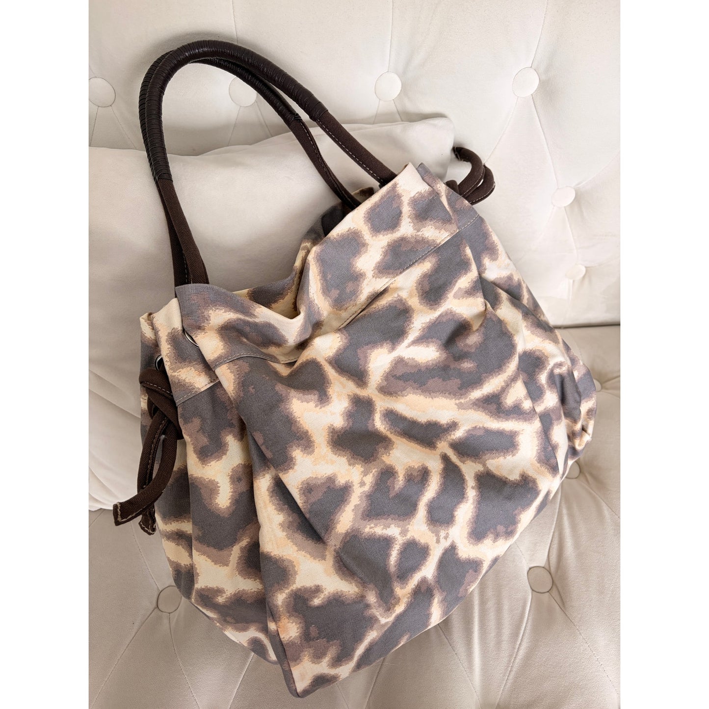 Vintage Leopard Print Bag