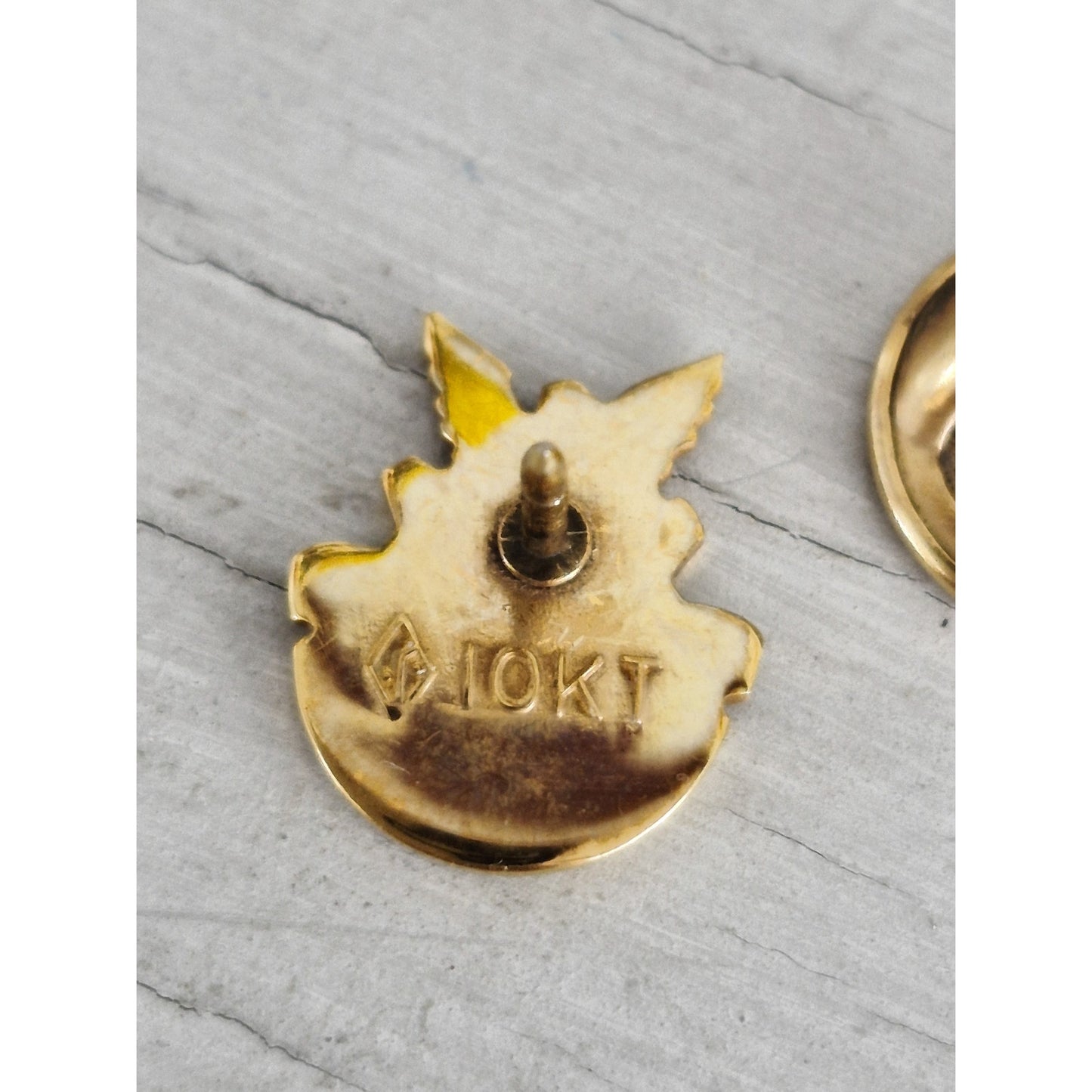 Vintage 10K Gold and Diamond US VA 43 Years of Service Pin