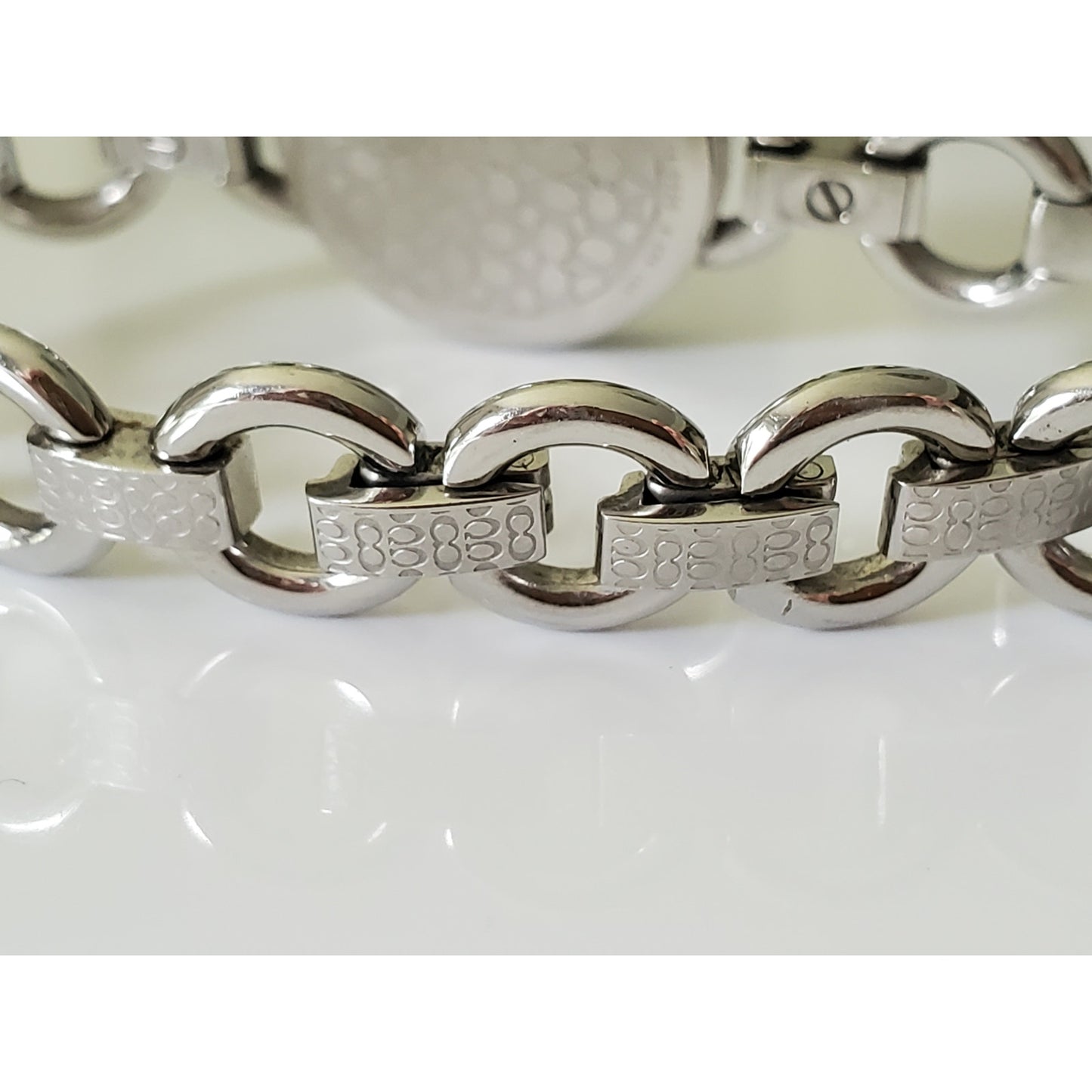 Vintage Silver Tone Coach Watch