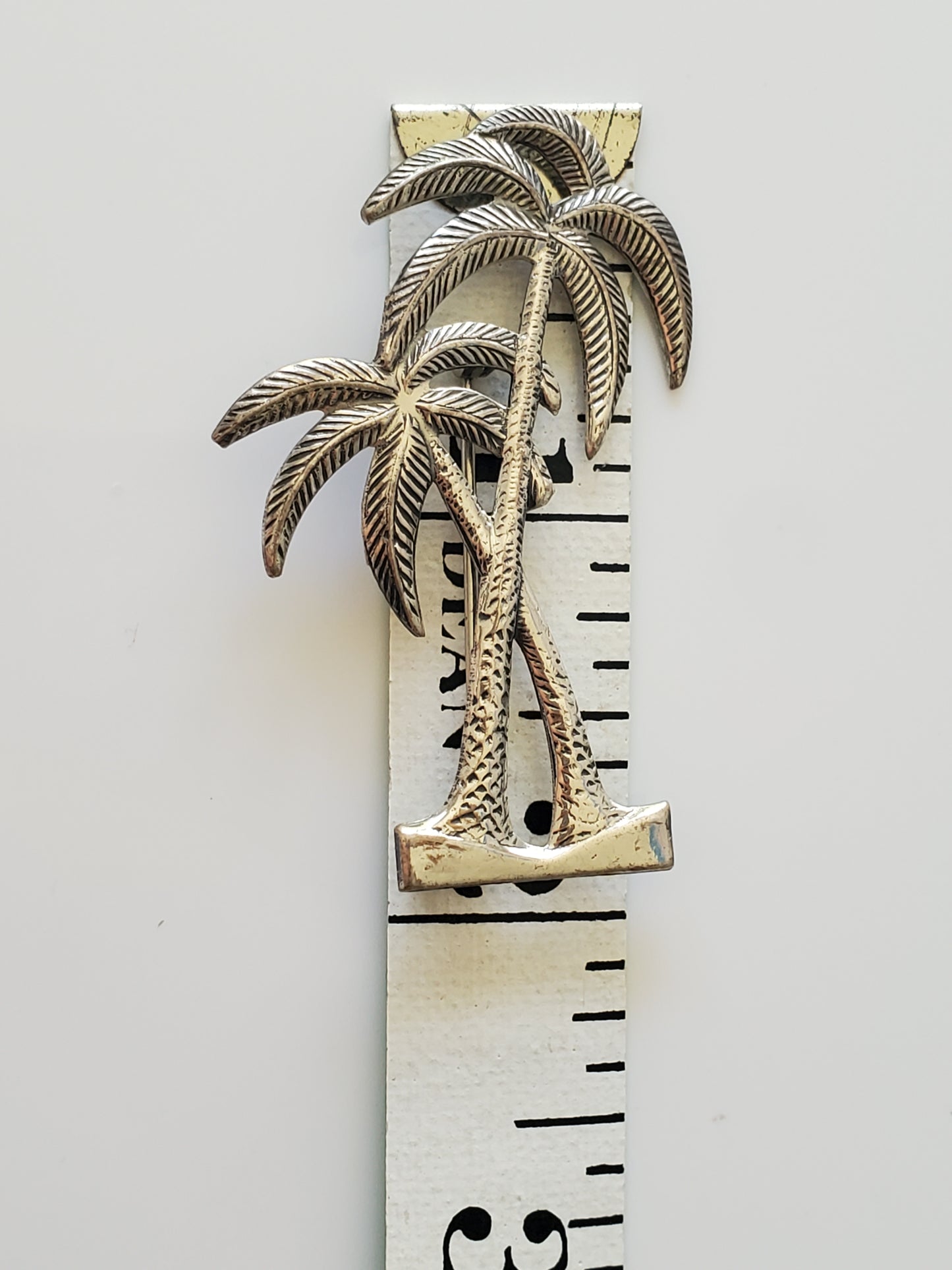 Vintage Beau Sterling Palm Tree Pin Brooch