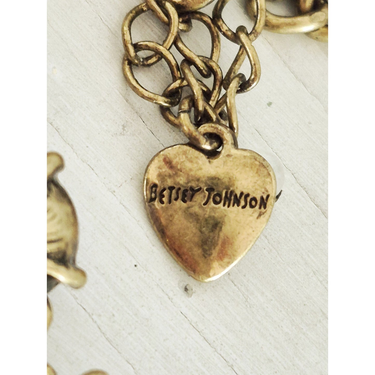 Vintage Betsey Johnson Elephant Necklace