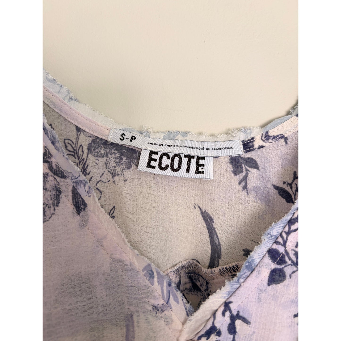 Urban Outfitters Multicolor Floral Ruffle Top