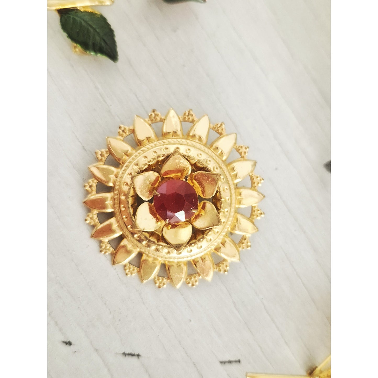 Vintage Gold-tone Brooch Lot of 6
