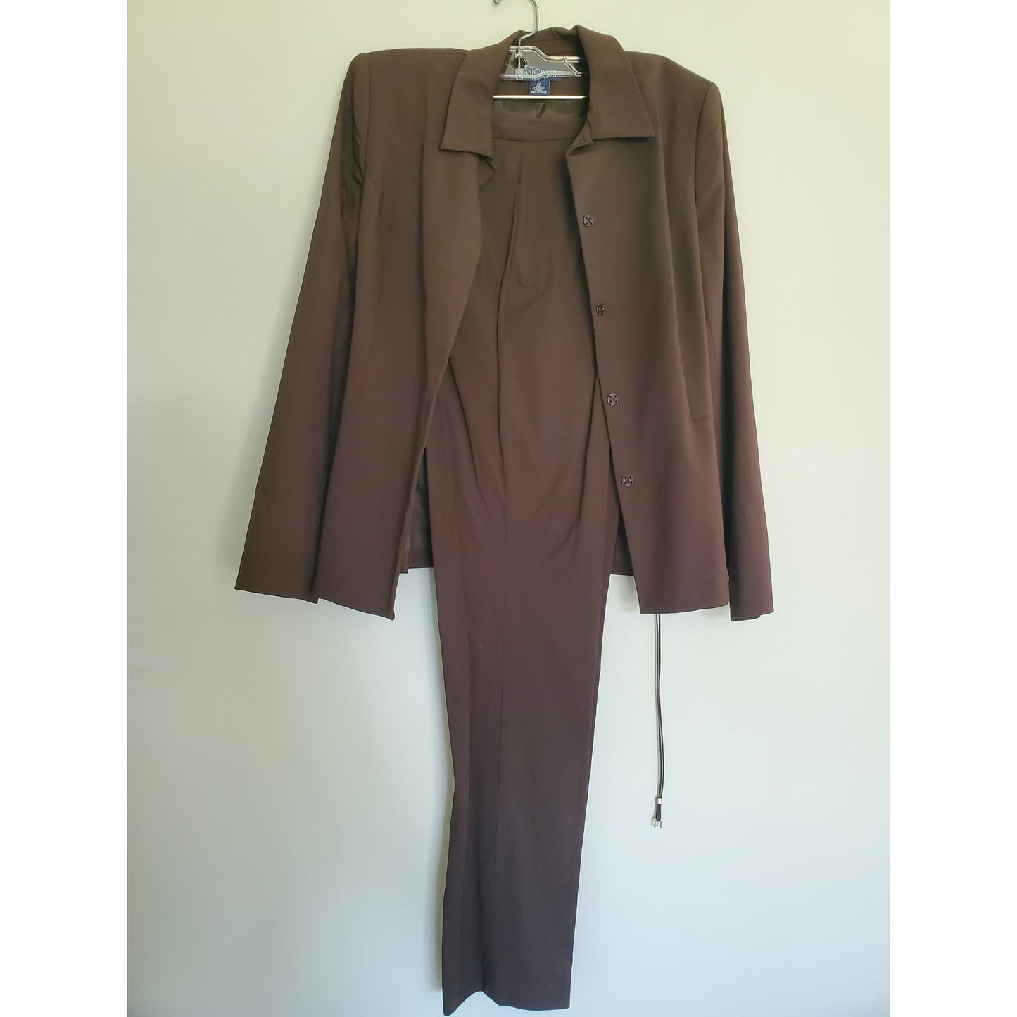 Vintage Ann Taylor Brown Petite Matching Set