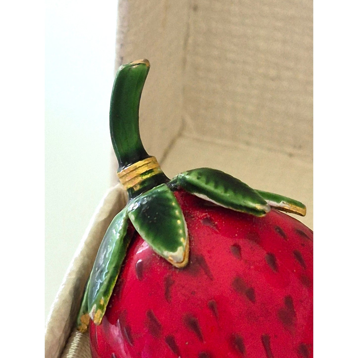 Vintage Original by Robert Strawberry Brooch