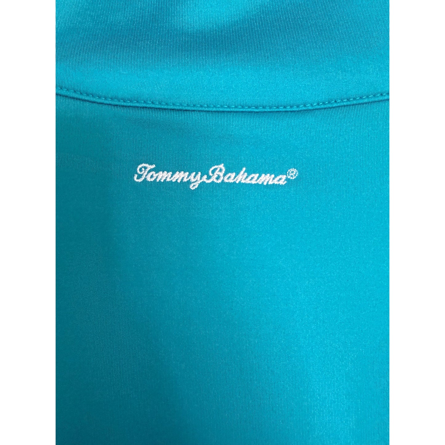Tommy Bahamas Turquoise Long Sleeve Zip Up