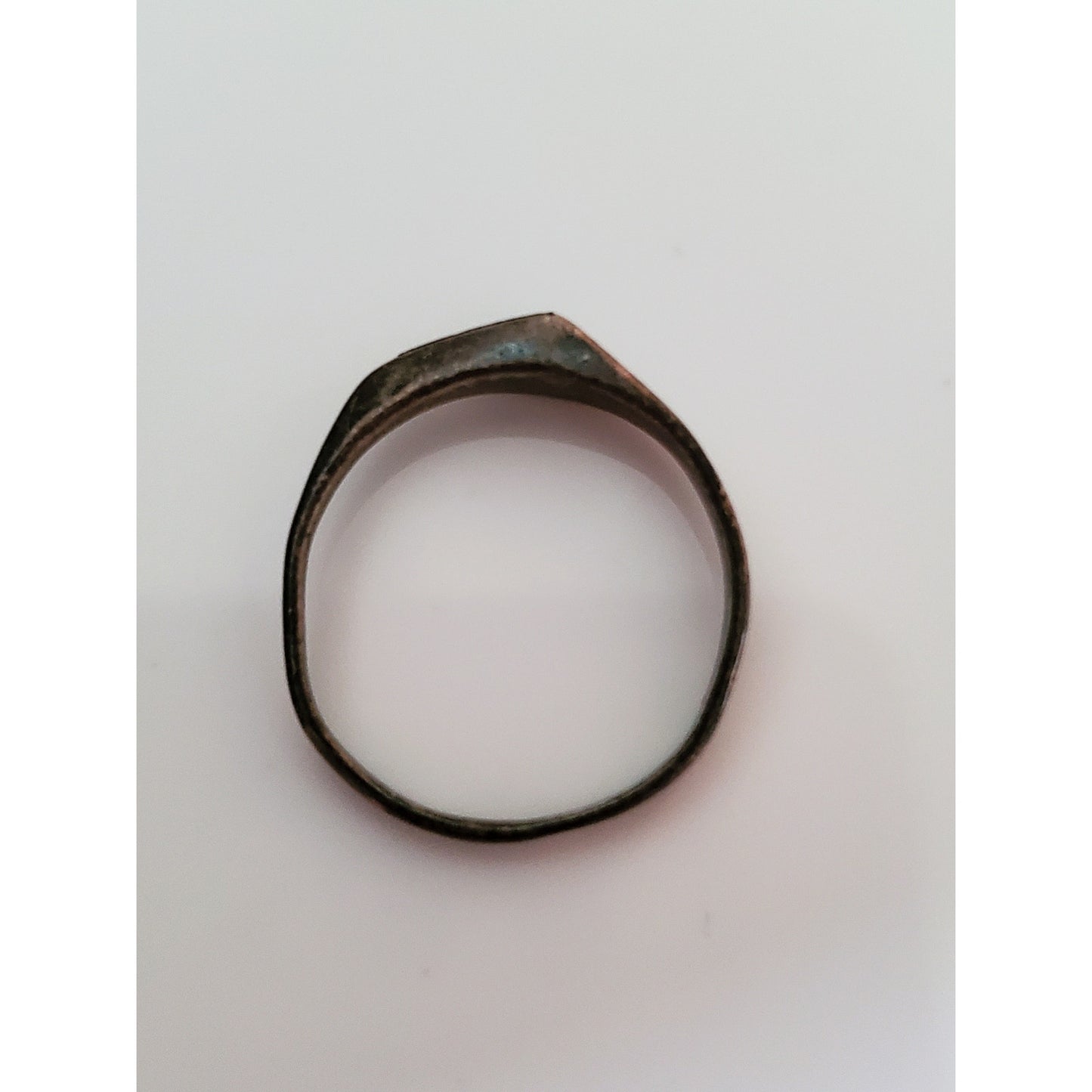 Vintage Silver Roman Finger Ring