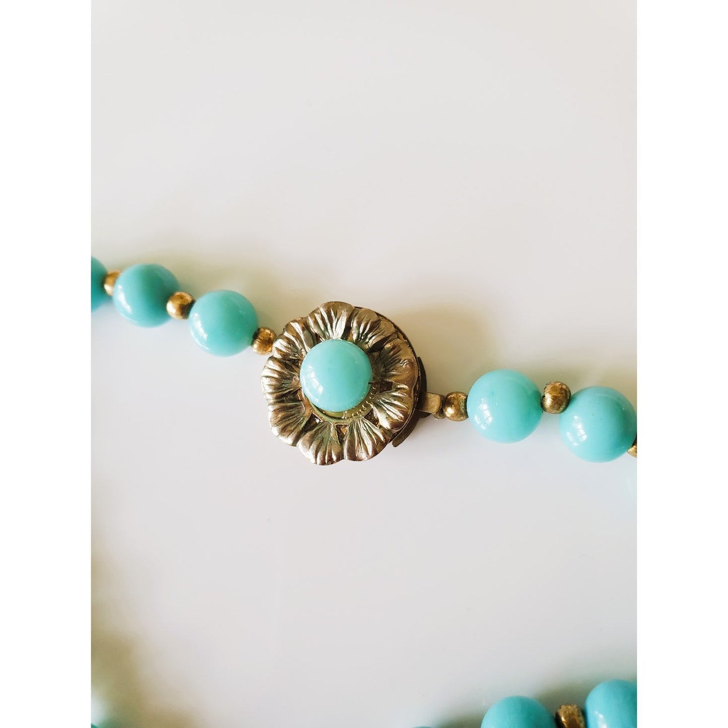 Vintage Pair of Faux Beaded Necklaces