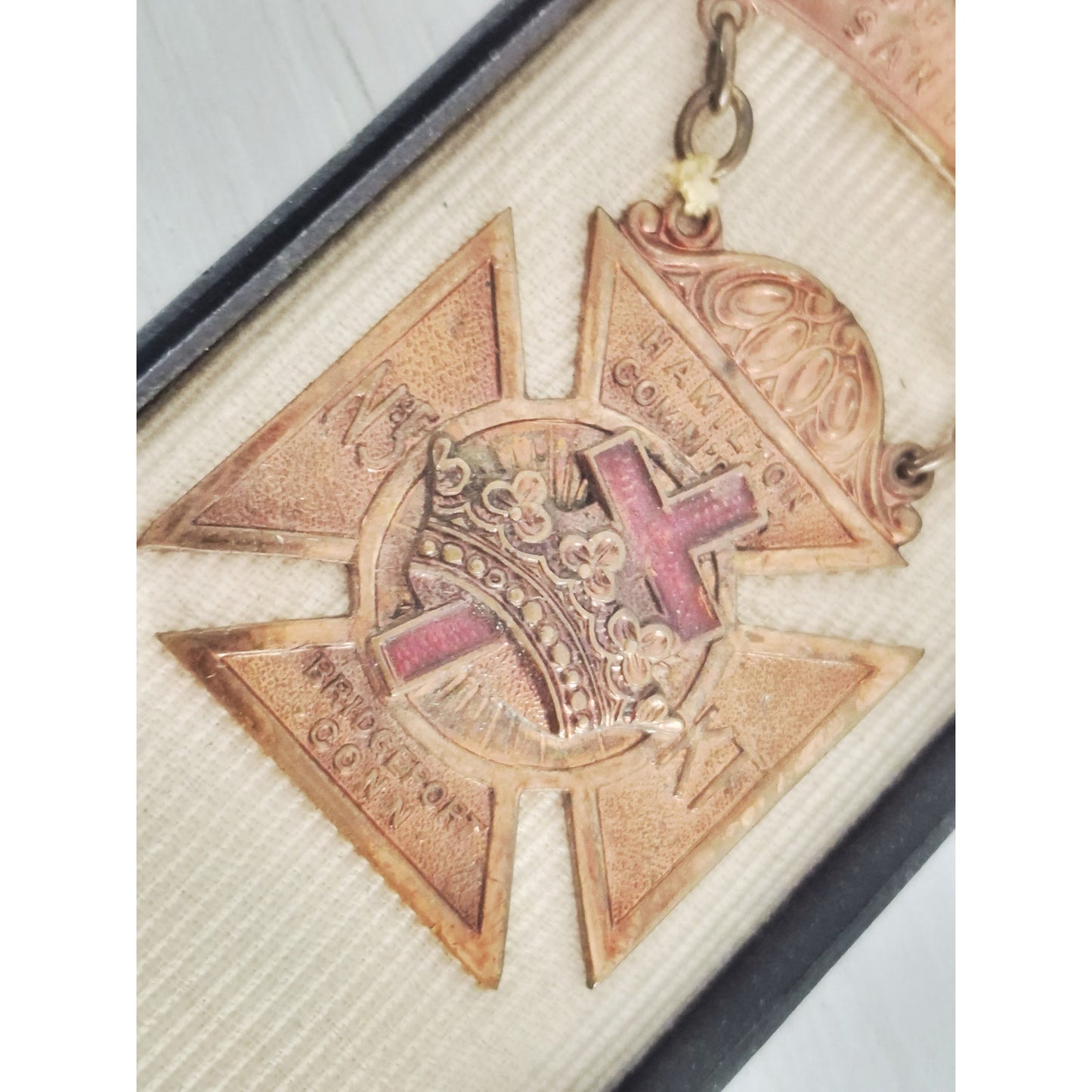 Antique 29th Triennial 1904 San Francisco Badge Freemasons Brooch