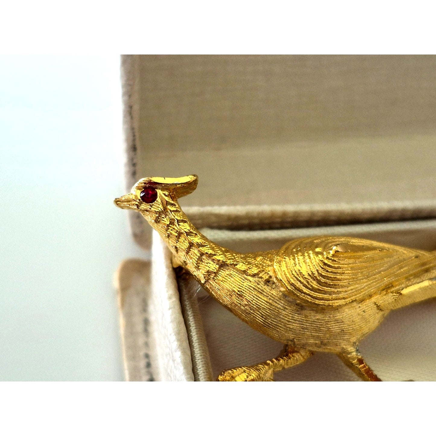 Vintage BSK Design Pheasant Brooch