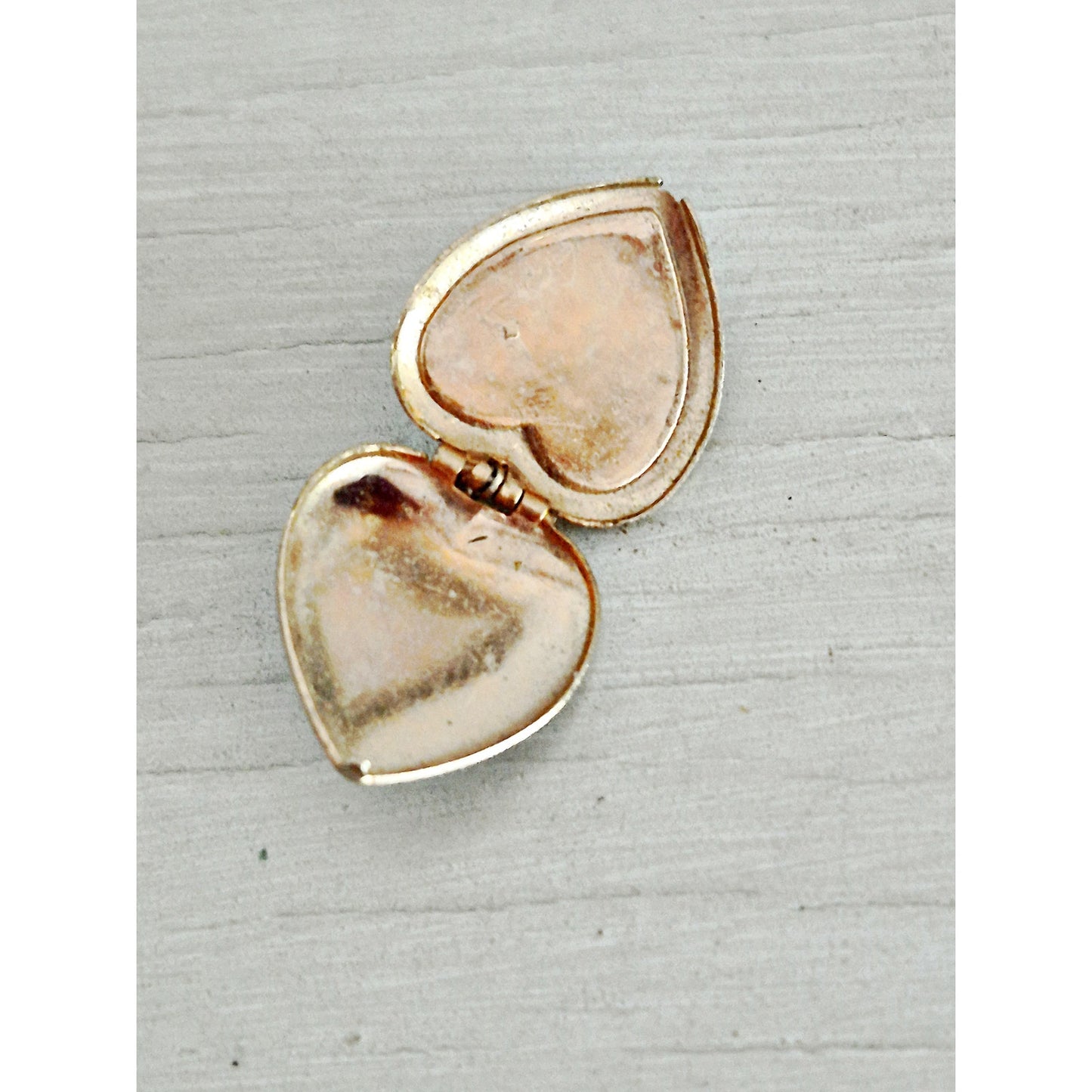 Vintage MOP Silver-tone Locket