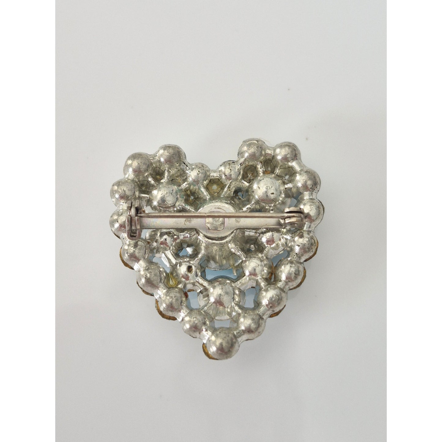 Vintage Blue and Clear Rhinestone Jewelry Set