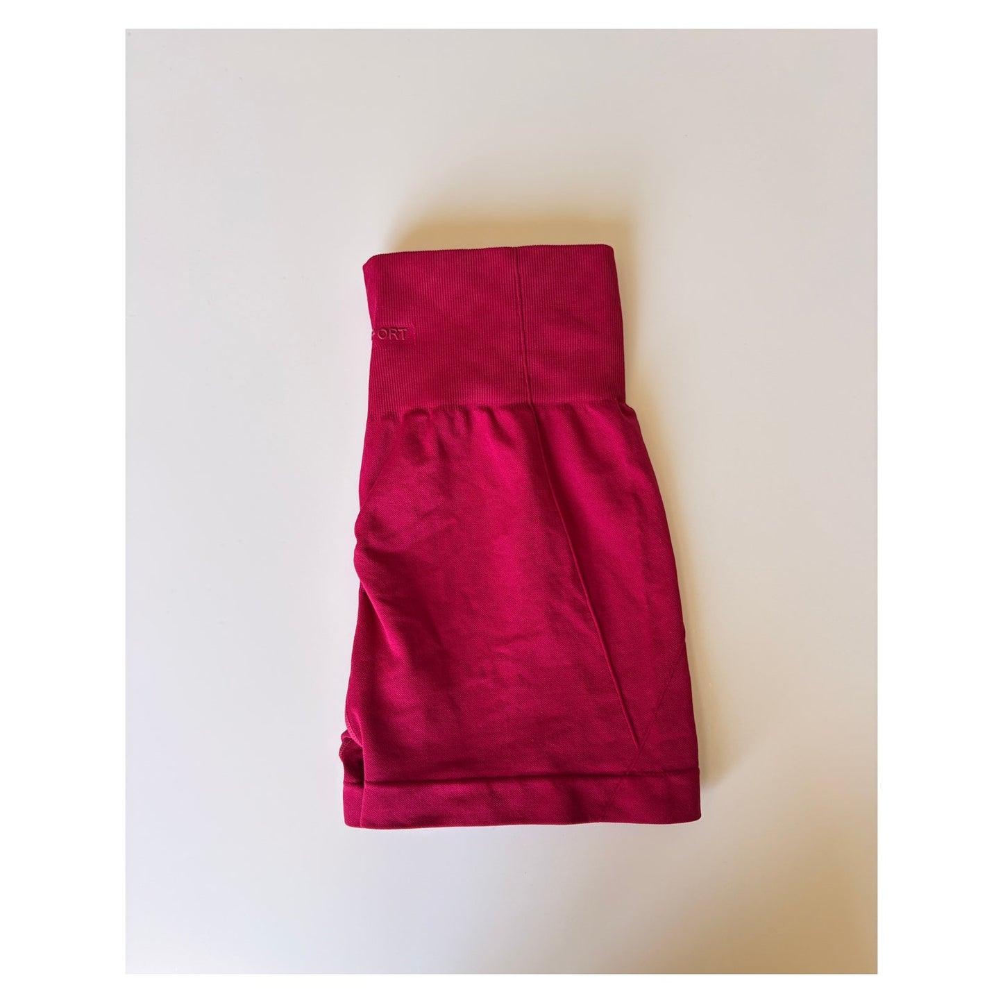 Musera Magenta Pink Athletic Gym Shorts