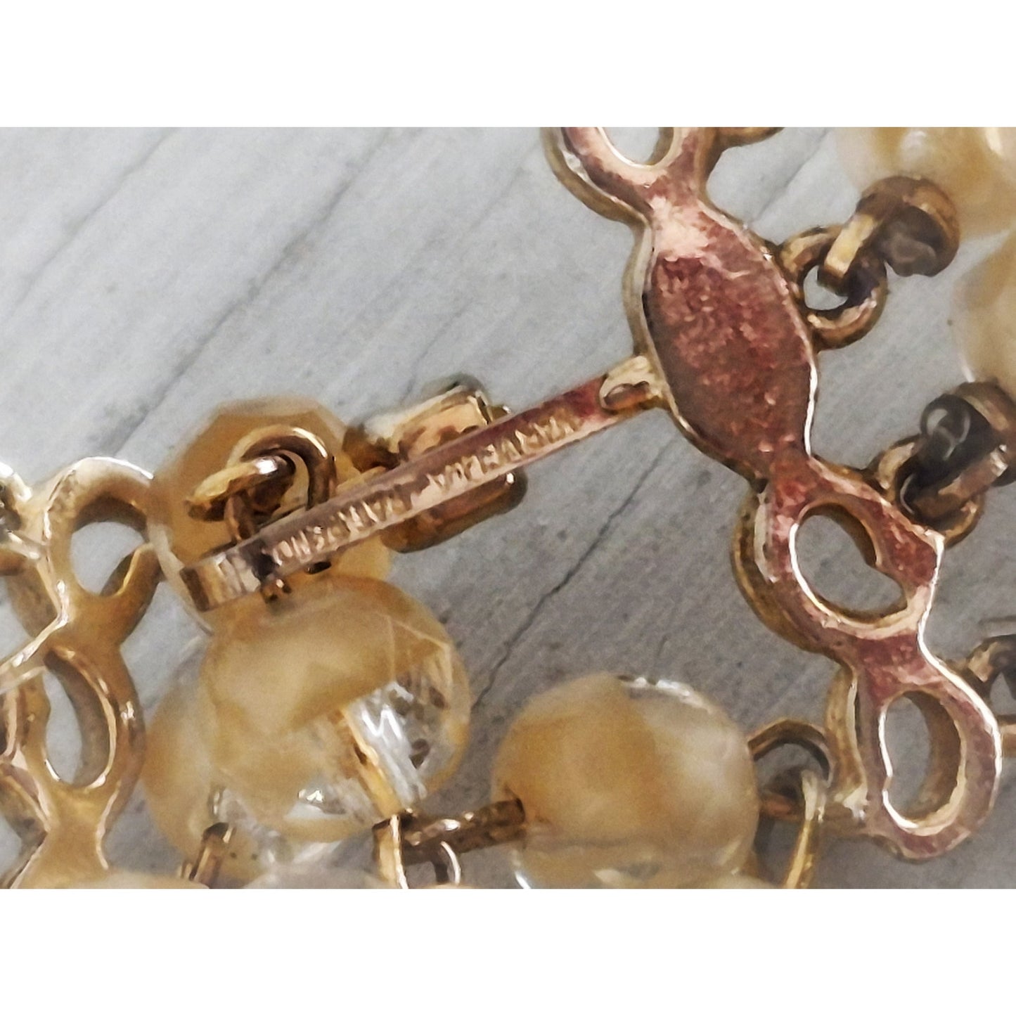 Vintage Multi-Strand Cream Bead Marvella Designer Jewelry Set