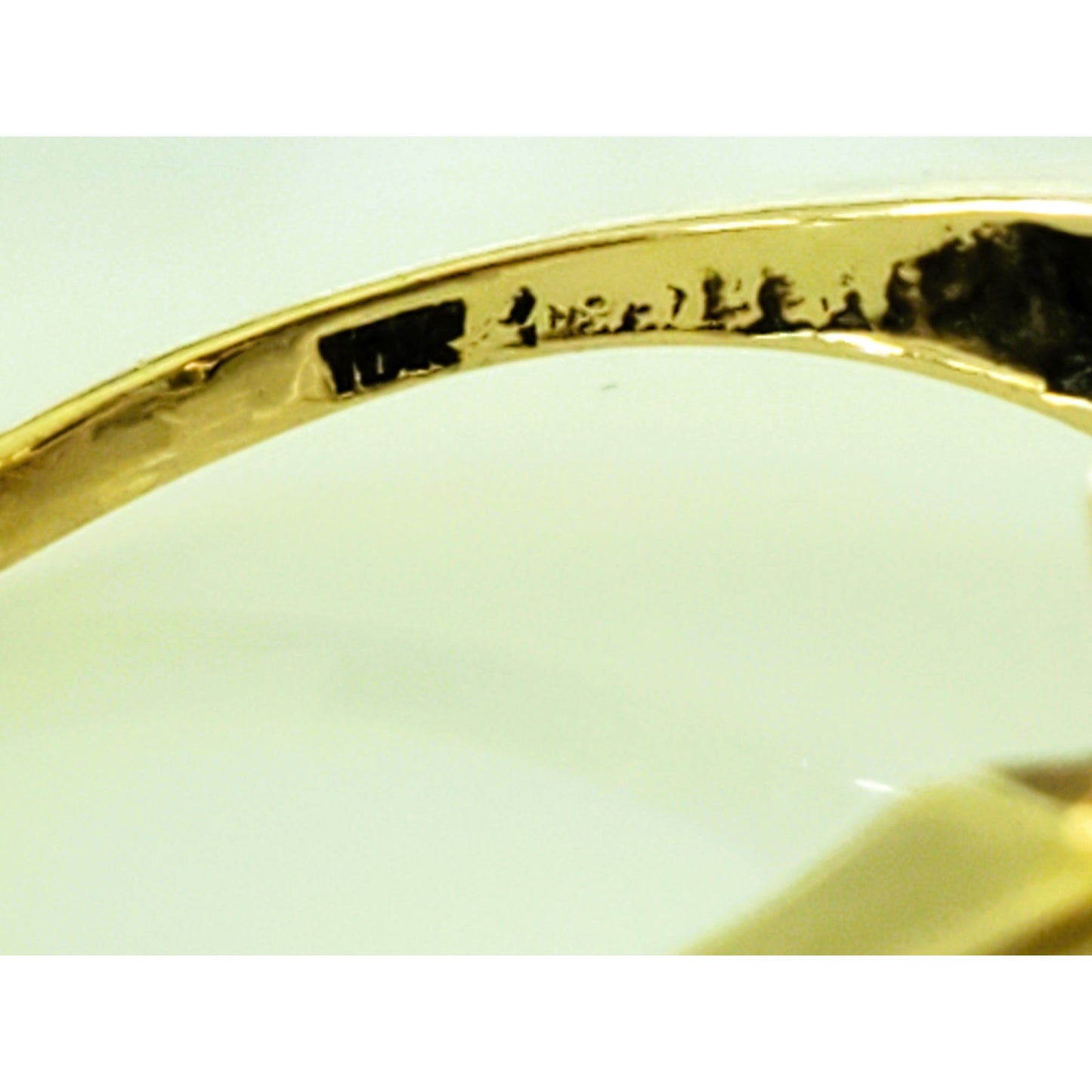 Vintage 10k Gold Topaz Ring