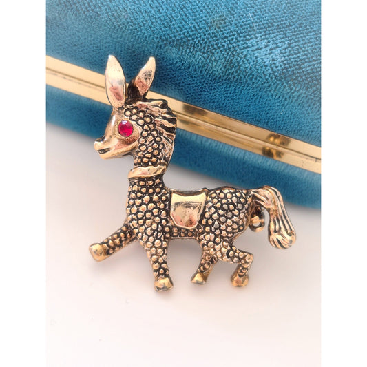 Vintage Llama Pin Brooch