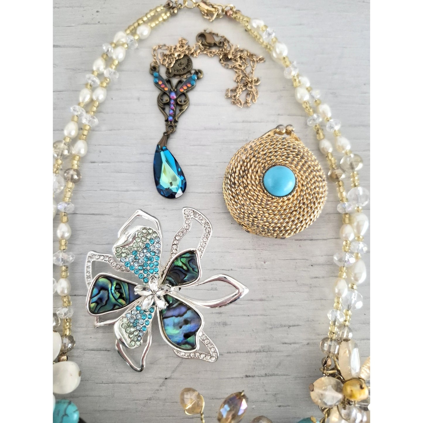 Vintage Spring Floral Jewelry Lot