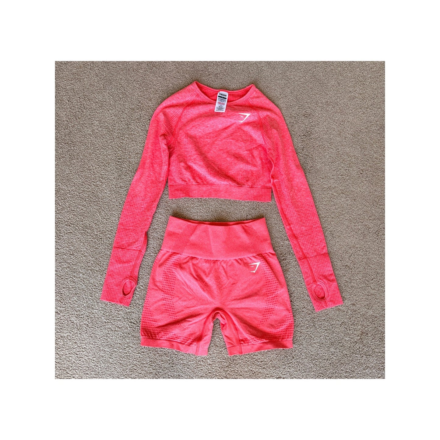 Pink Gym Shark Set