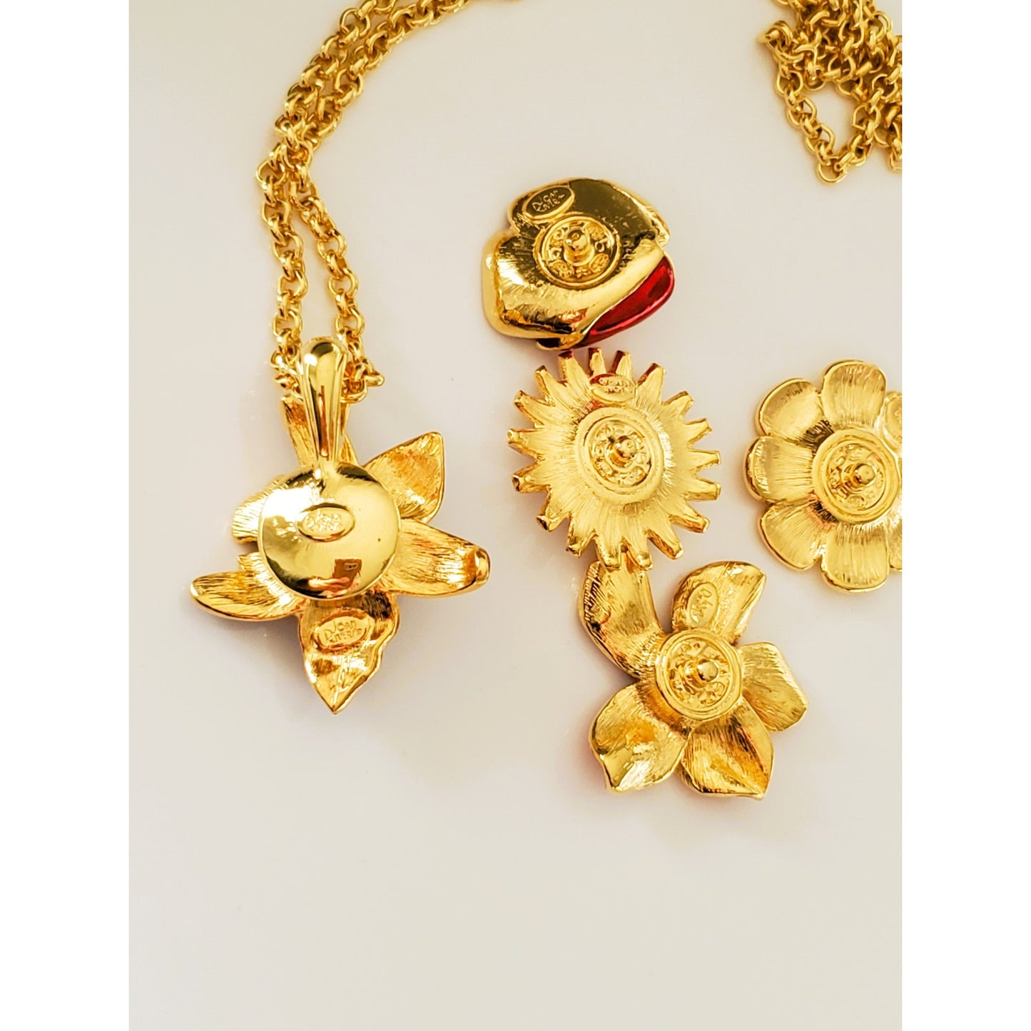 Vintage Joan Rivers Floral Interchangeable Necklace