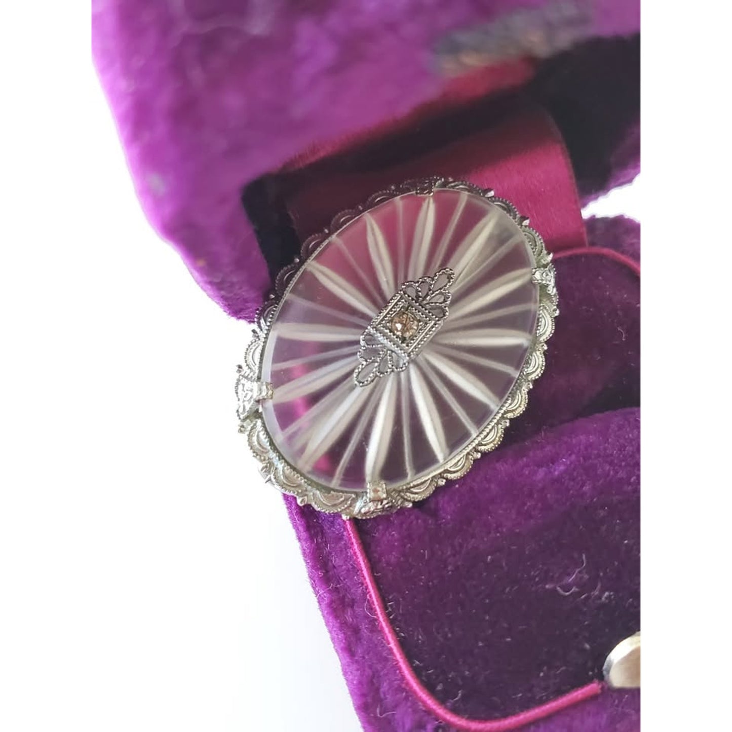 Vintage Camphor Brooch Pin