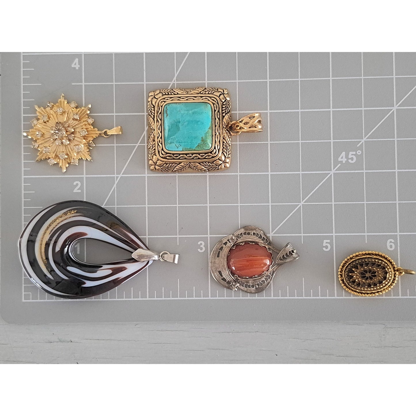 Vintage Pendant Lot of 5