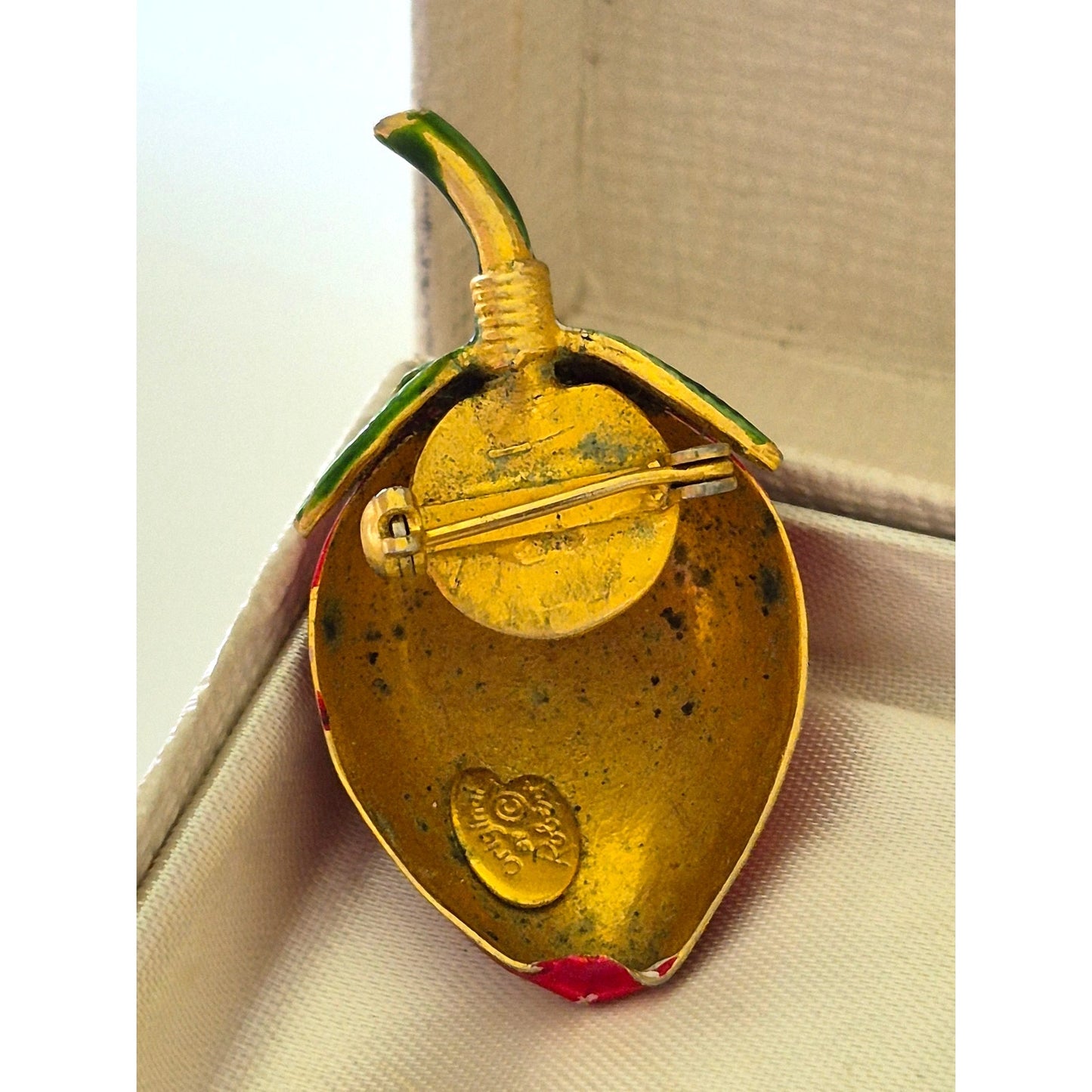 Vintage Original by Robert Strawberry Brooch