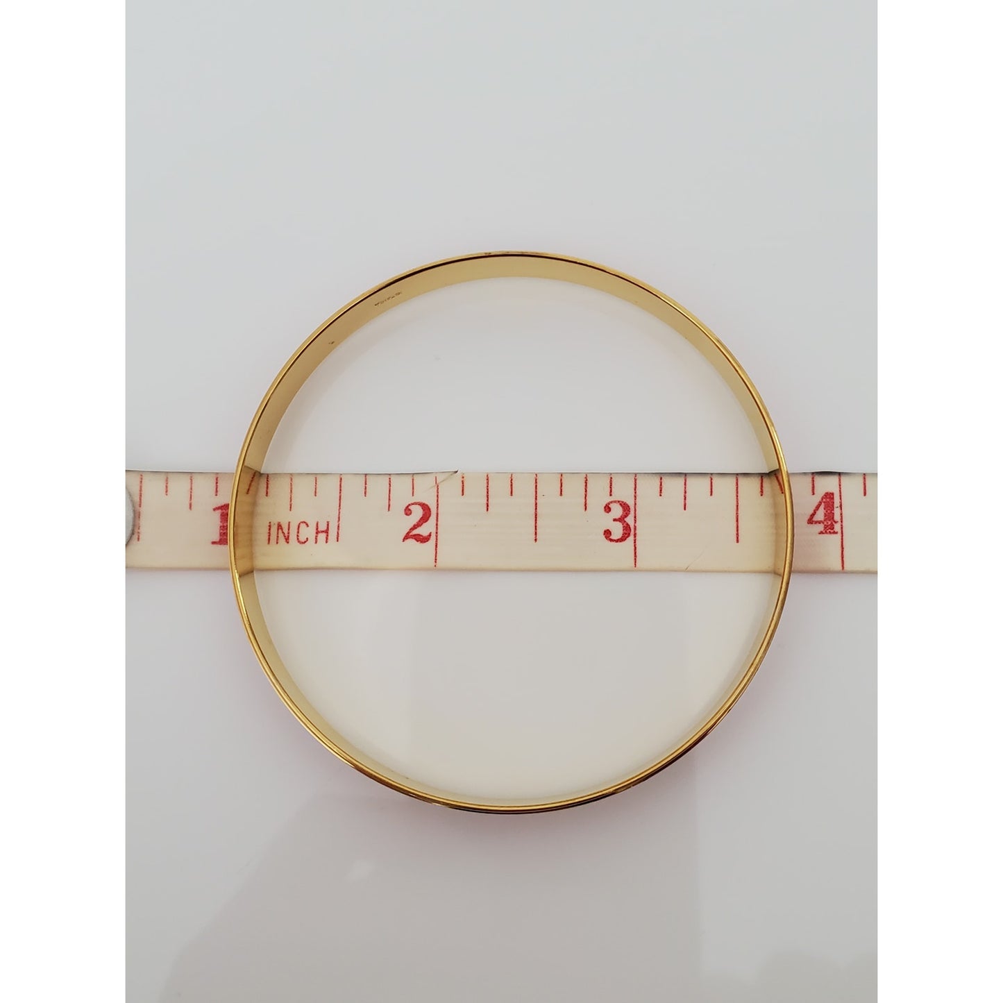Vintage Trifari Red Enamel Bangle