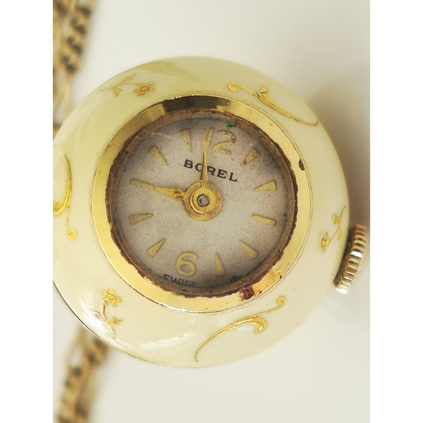 Vintage Sterling Silver Wind-up Borel Swiss Ball Orb Watch