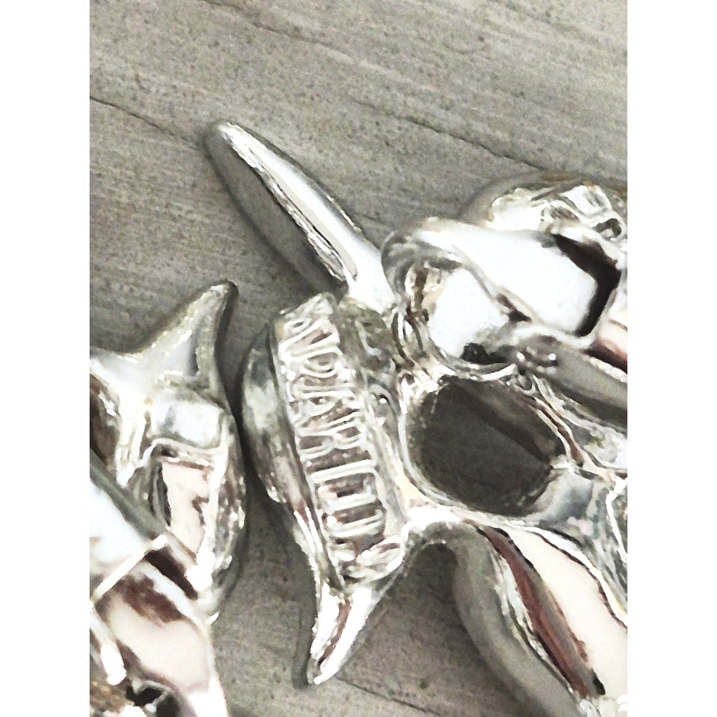 Vintage MCM Silver-tone Clip On Earring Lot of 3