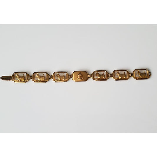 Vintage Terrier Gold Filled Bracelet