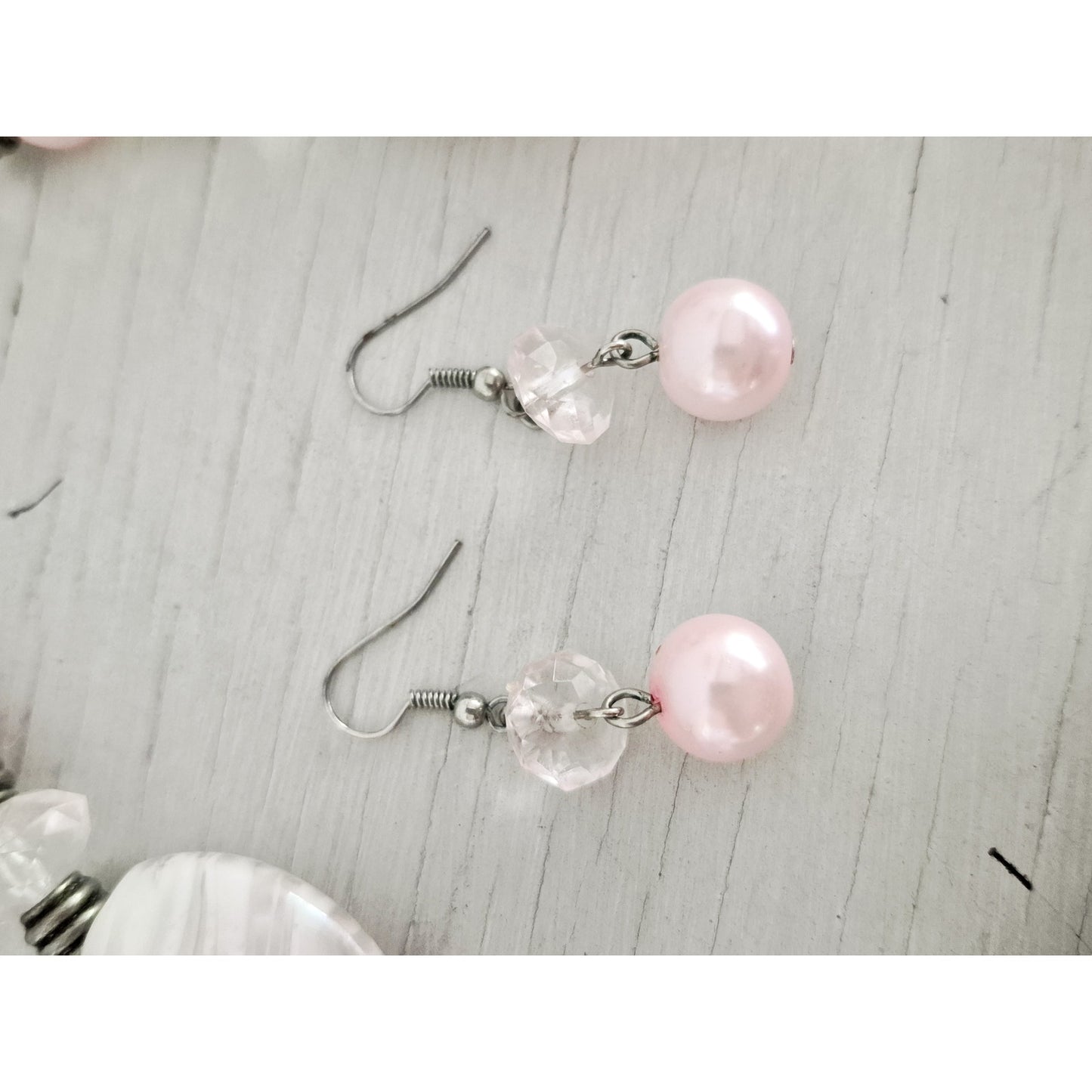 Vintage Pink Jewelry Set