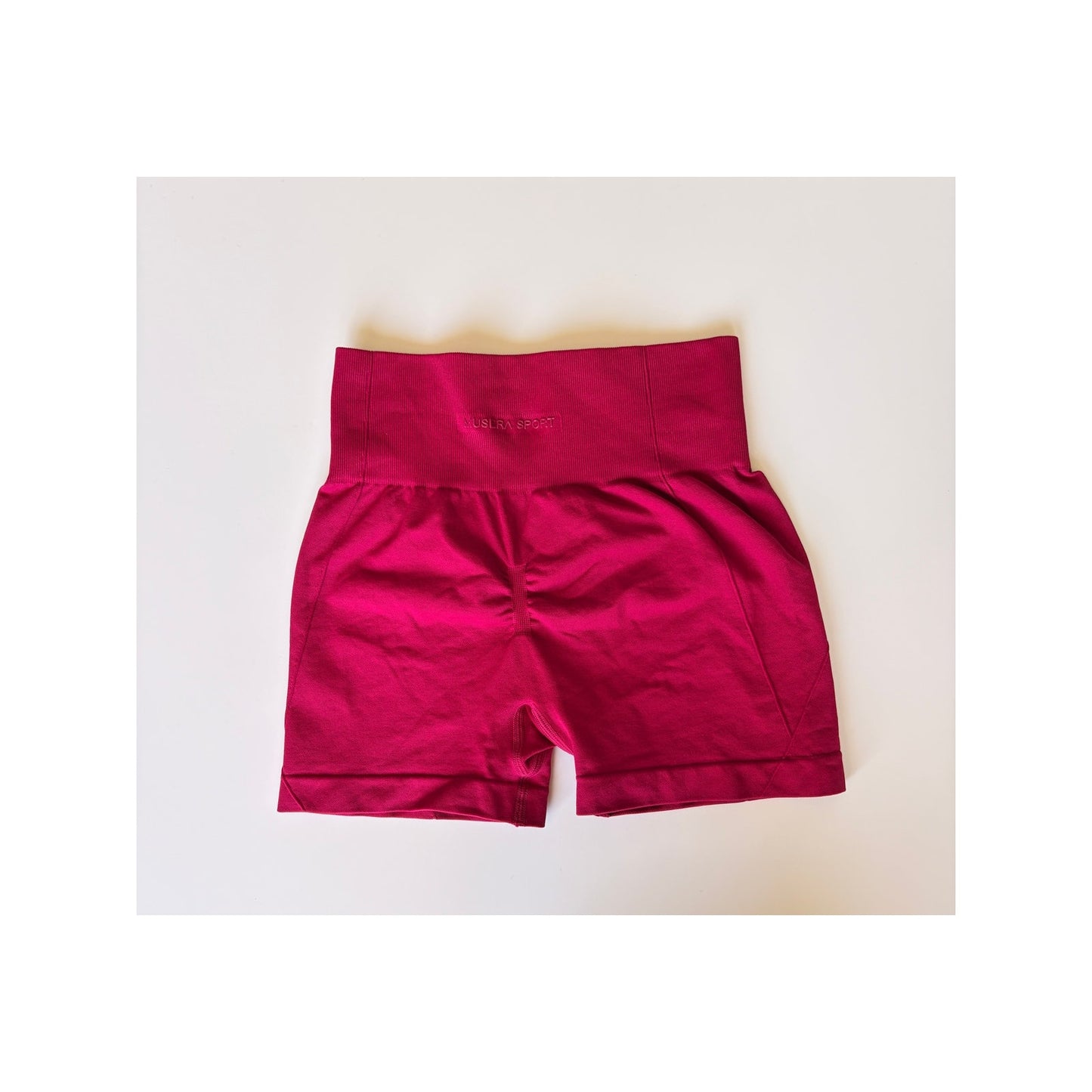 Musera Magenta Pink Athletic Gym Shorts