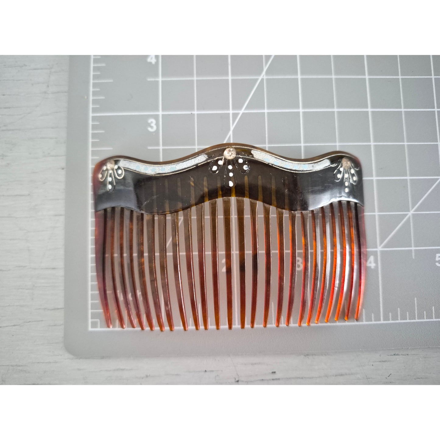 Vintage Hair Comb and Barrette Lot of 6