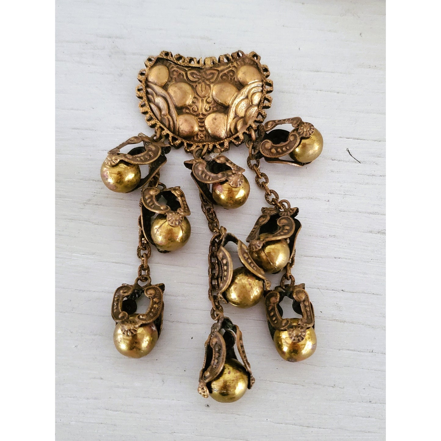 Vintage B. Blumenthal & Co, Inc. Secessionist Dangle Brooch