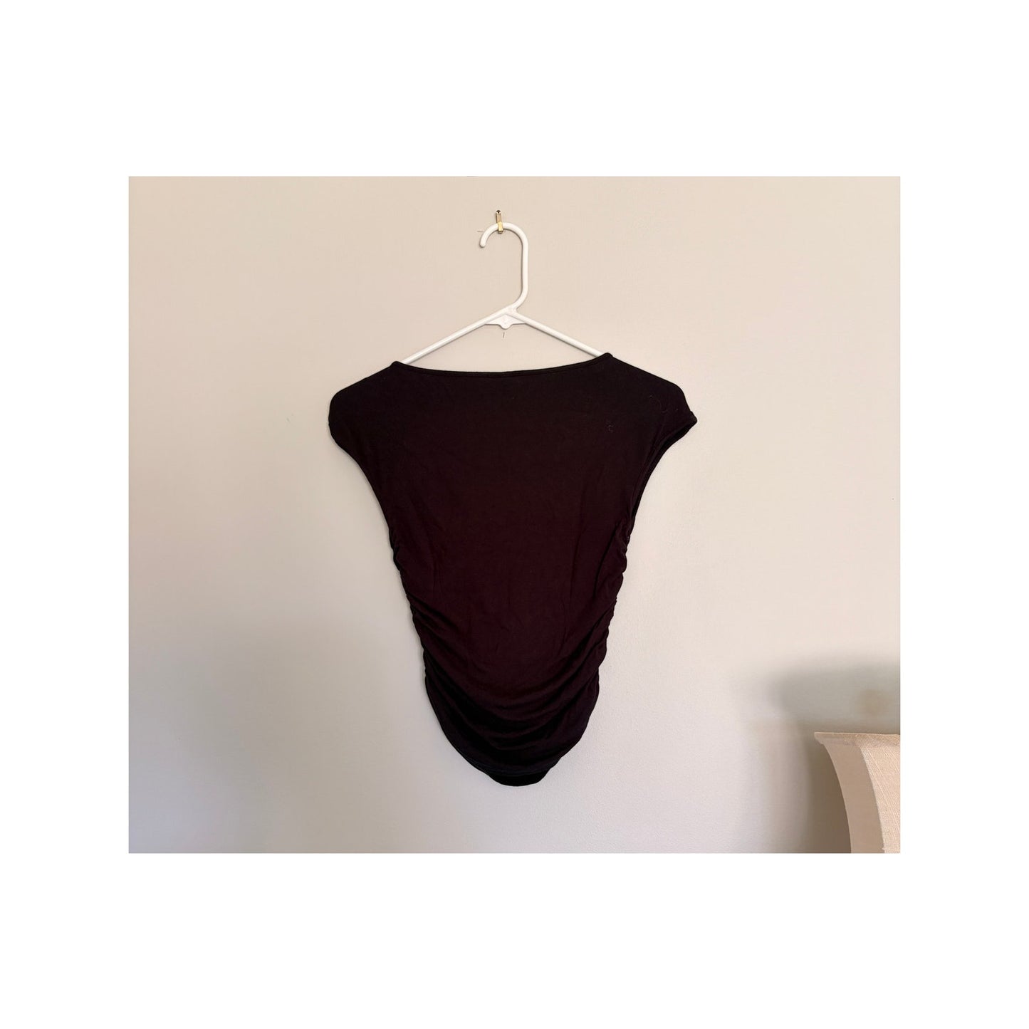 H&M Black Scrunch Top