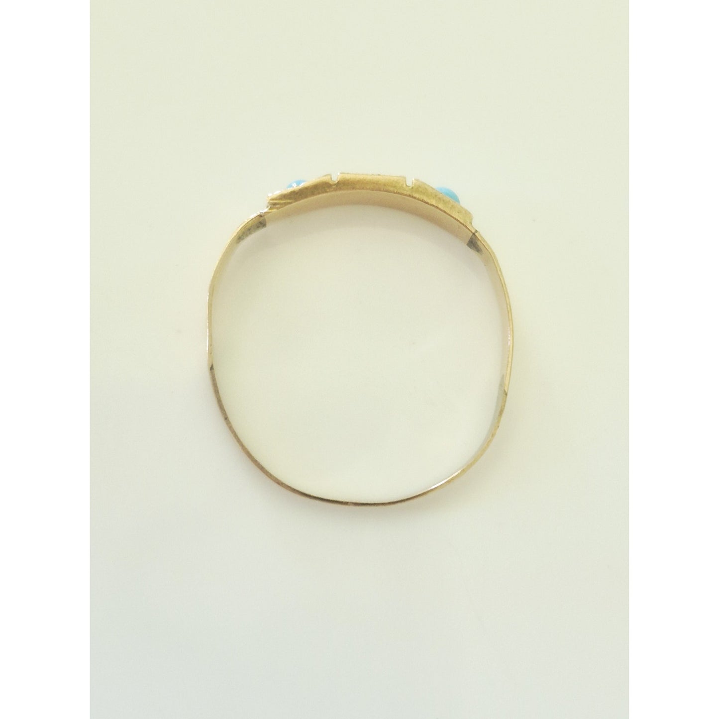 Antique Rose Gold-fill Turquoise Starburst Ring Project