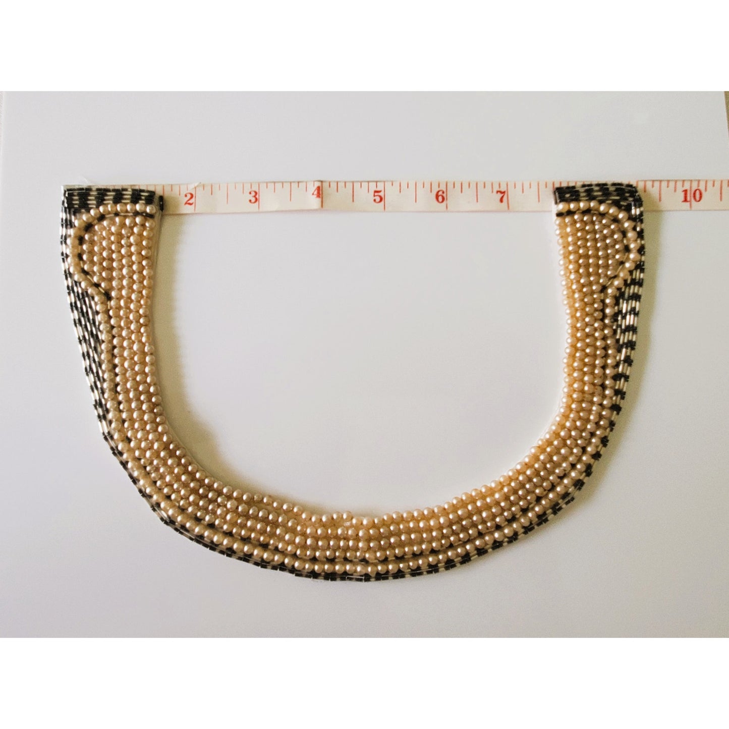 Vintage 1950's Pearl and Sequin Neckline